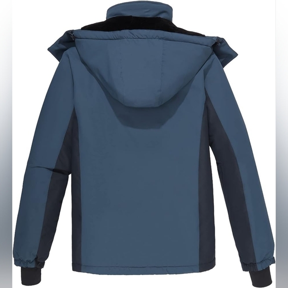 New Mens Weatherproof Anti-Scratch Adjustable Cuff Jacket - Picture 4 of 4